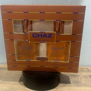 Vintage ~ Chaz for Men Cologne and After Shave Set ~ Brand New, Never Opened